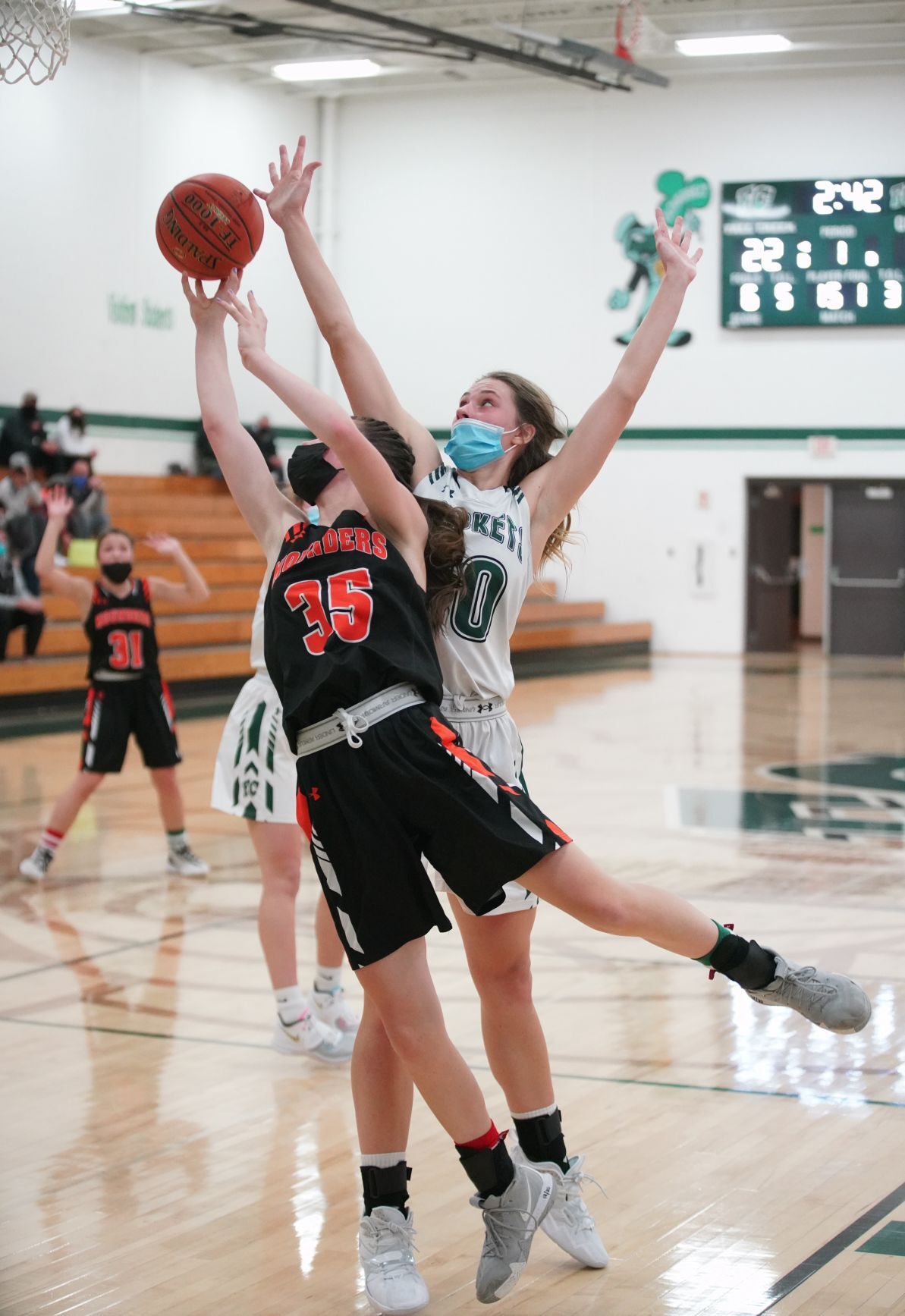 Fall Creek Elk Mound girls basketball